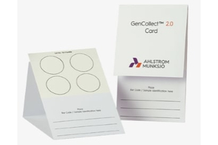 Карта GenSaver 2.0, цельная кровь, хранение более 22 лет, до 125 мкл, 4 места, с пропиткой защищающей от роста грибов, плесени, бактерий и дрожжей, 100 шт/уп, Ahlstrom (Munktell)