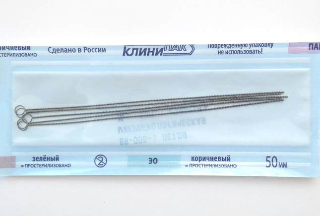 Петля микробиологическая №3 нихром 90 мм