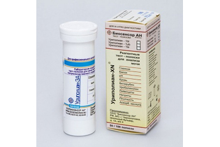 Тест-полоски Уриполиан-3а (глюкоза, белок, рН), 100 полосок