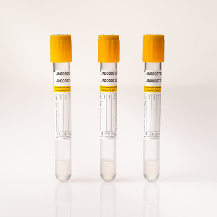 Вакуумные пробирки с активатором свертывания и гелем Lab-Vac 5 мл 13100 мм