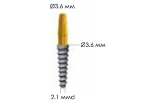 ARRP 3.6 mmd x 10 mml - Тонкий имплантат