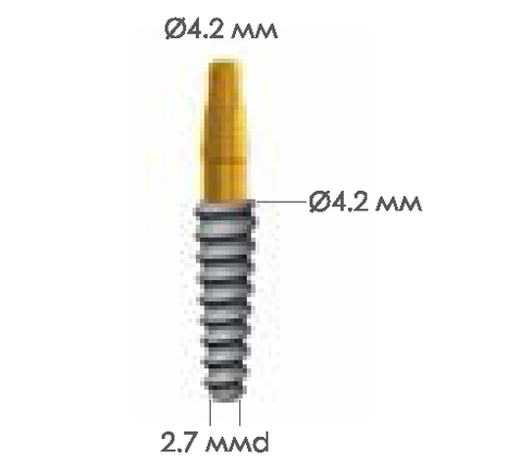 ARRP 4.2 mmd x 11.5 mml - Тонкий имплантат