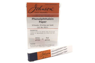 Индикаторная бумага метилоранжевая, рН 3,0-4,4, Johnson