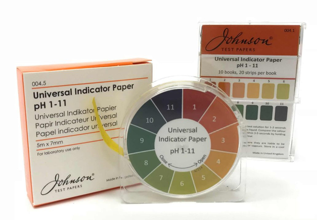 Индикаторная бумага pH 4-8, шаг 0,5, Johnson
