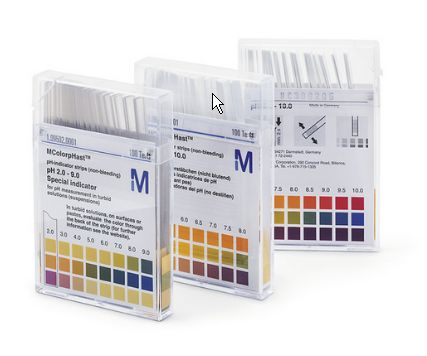 Индикаторная бумага pH 0-6, шаг 0,5, Merck (Millipore)