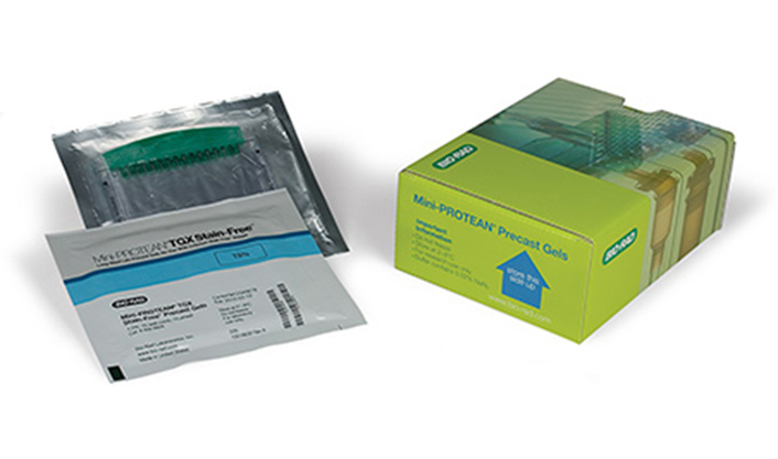 Гель полиакриламидный готовый Mini-Protean TGX, 8,6 х 6,7 см, 10 лунок, 30 мкл, 4-20%, Bio-Rad